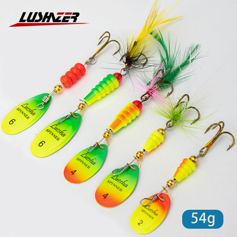 Fishing Hook Treble - LUSHAZER 5 teile/los Spinner Köder Angeln