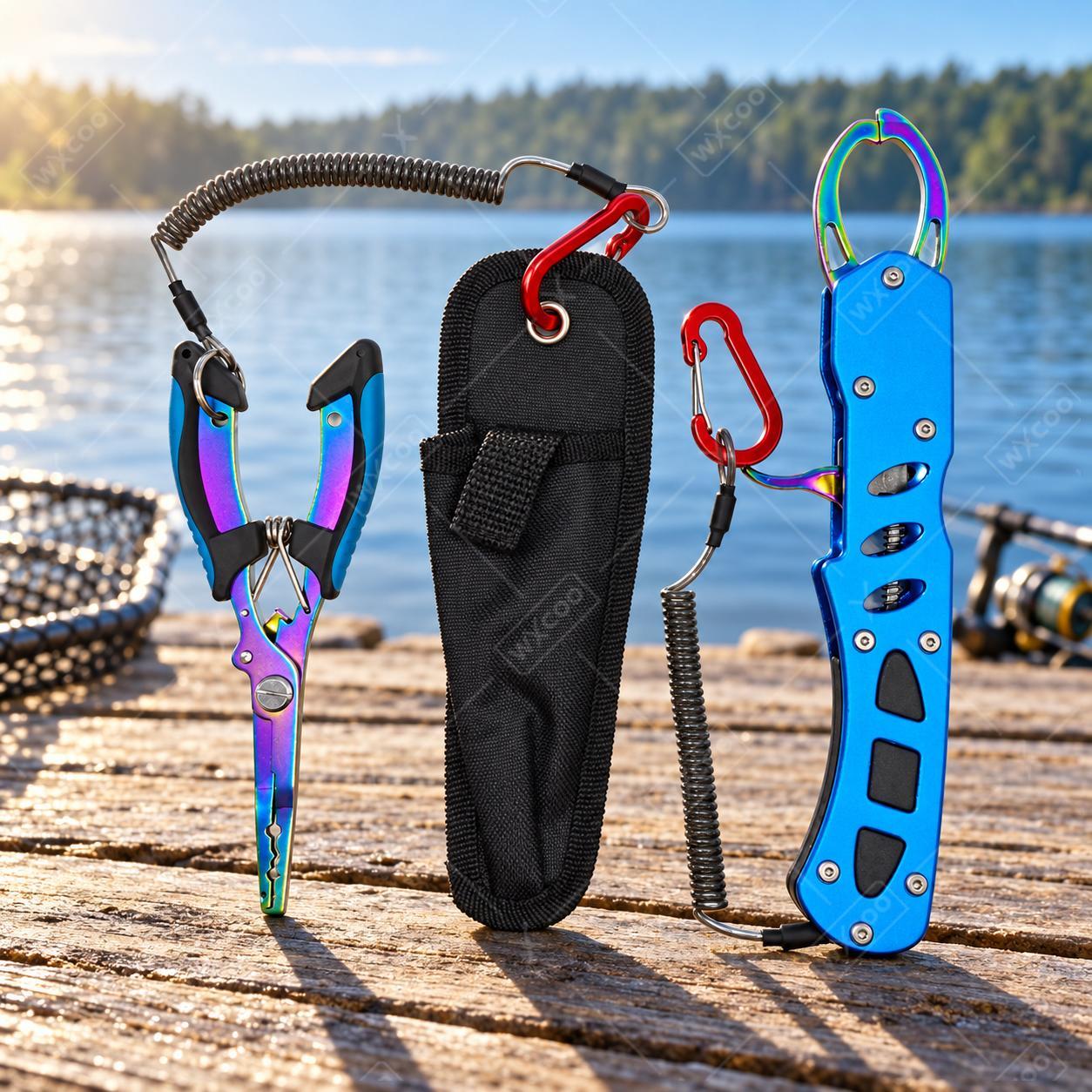 Fishing Hook Remover - Blaue, mit Titan beschichtete Salzwasser-Angelzange, 16