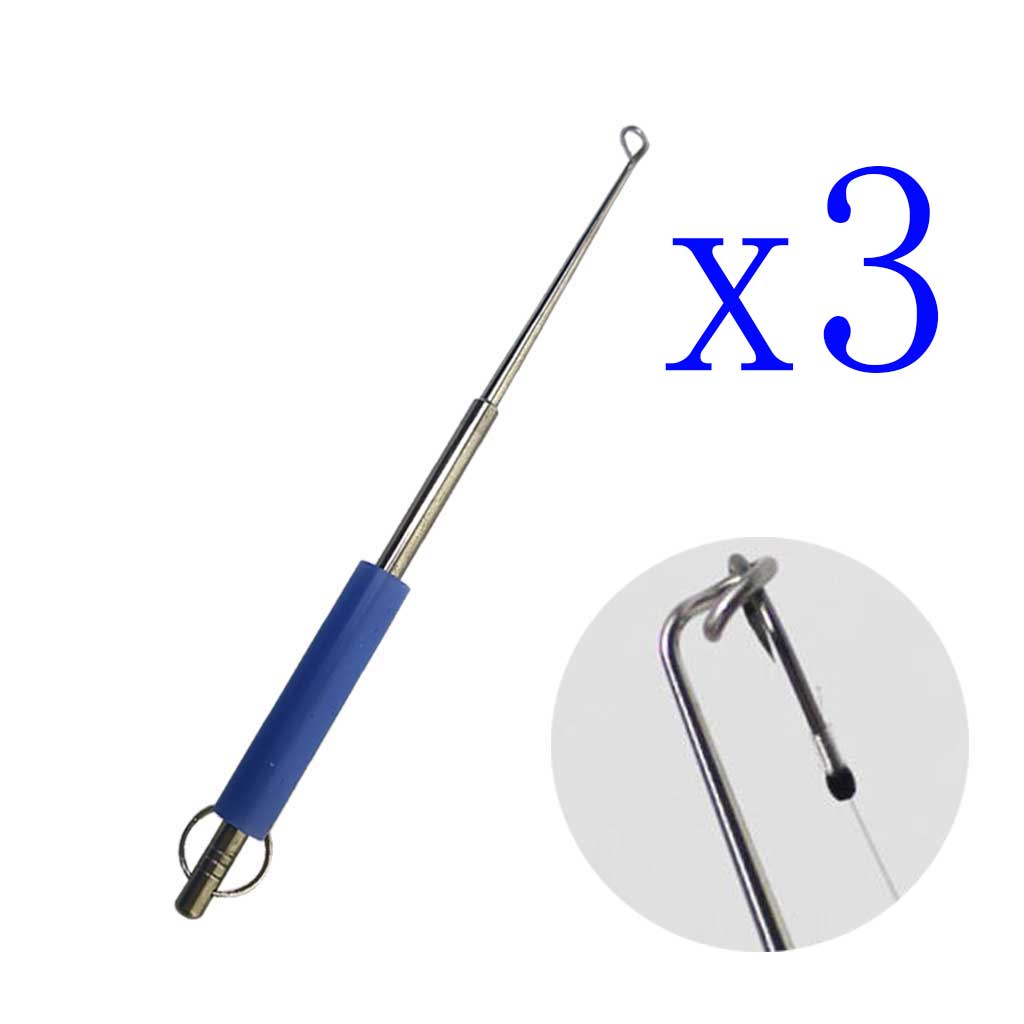 Fishing Hook Remover - 3er-Pack Edelstahl Angelhakenentferner Angelhaken Disgorger Sicheres