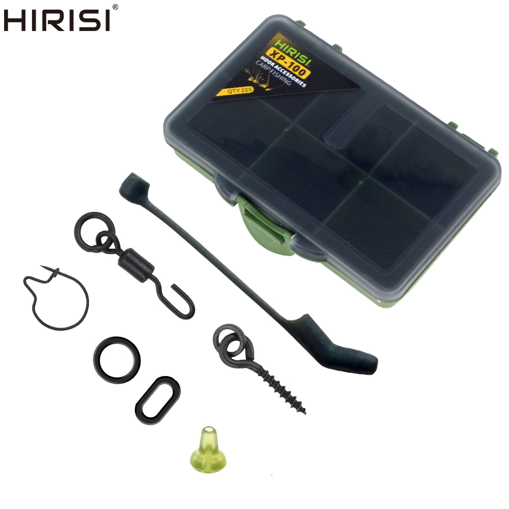 Fishing Hook Box - 225 x Karpfen Angeln Wirbel Haken