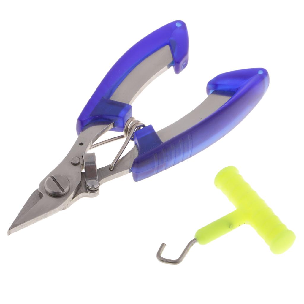 Fishing Hook Remover - Multifunktionale Zange, Angelschere, Salzwasserschneider, Fischhaken-Entferner, Knotenspanner,