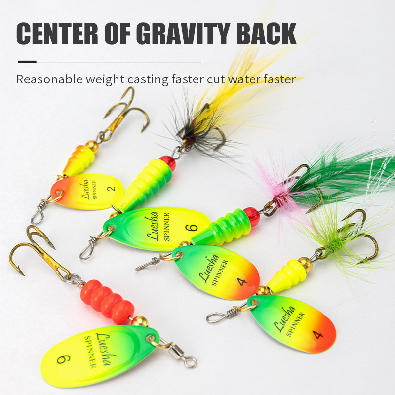 LUSHAZER 5 teile/los Spinner K – Fishing Hook Treble Bewertung und Preis